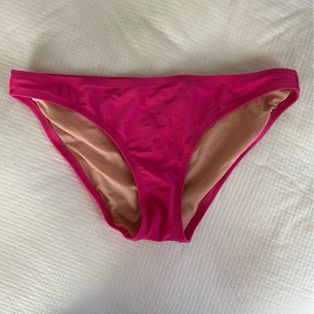 J Crew pink bikini bottom NWT